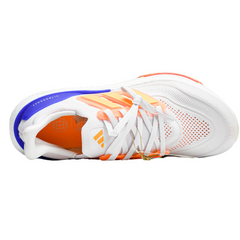 Tênis de Corrida Adidas Ultraboost Light Branco, Azul e Laranja