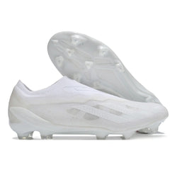 Chuteira Campo FG Adidas X Crazyfast.1 Sem Cadarço Pack Pearlized