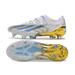 Chuteira Campo Molhado SG Adidas X Crazyfast.1 Pack Messi Las Estrellas Prateada