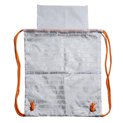Mochila para Chuteira Nike Prateado e Laranja