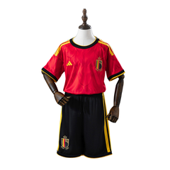 Camisa de Futebol Belgium + Shorts Kit Adidas 2026 Principal - Kit Infantil