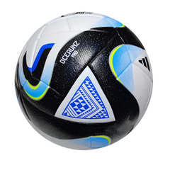 Bola de Futebol Adidas Oceaunz Branca e Azul