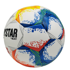 Derbystar Brillant APS Bundesliga 22-23 White, Orange, Blue and Yellow Grass Field Ball