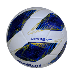 Bola de Futebol Molten Vantaggio 5000 Branca Dourada e Azul