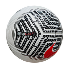 Bola de Futebol Nike Flight Branca, Preta e Vermelha