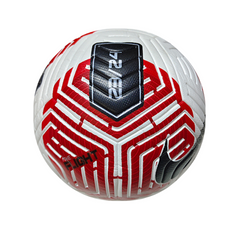 Nike Flight 23-24 White and Red Lawn Field Ball