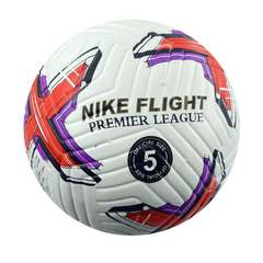 Bola de Futebol Nike Flight Premier League Branca, Vermelha e Roxa