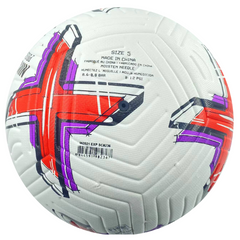 Bola de Futebol Nike Flight Premier League Branca, Vermelha e Roxa