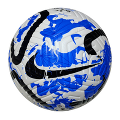 Bola de Futebol Nike Flight Premier League 23 24 Branca e Azul