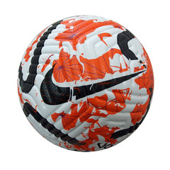 Bola de Futebol Nike Flight Premier League 23 24 Branca e Laranja