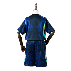Camisa de Futebol Brazil + Shorts Kit Nike 2026 Visitante - Kit Infantil