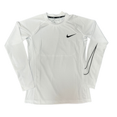 Camiseta de manga larga blanca de Nike