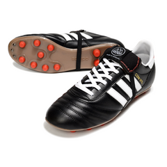 Chuteira Campo Adidas Copa Mundial II FG Preta e Branca