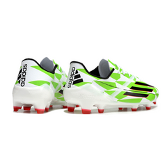Chuteira Campo Adidas F50 Adizero FG Branco e Verde
