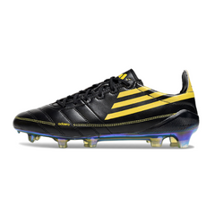 Chuteira Campo FG Adidas F50 Adizero Preta e Amarela