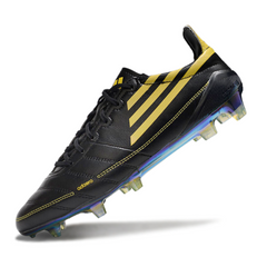Chuteira Campo FG Adidas F50 Adizero Preta e Amarela