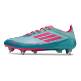 Adidas F50 Elite SG Mixed Lock Messi Light Blue and Pink Field Football Boots