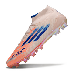 Chuteira Campo Adidas F50 Elite Cano Médio FG Laranja Sparkfusion Pack