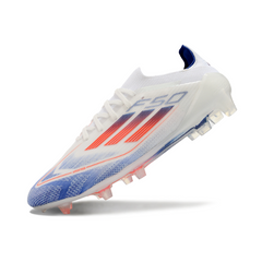 Chuteira Campo FG Adidas F50 Primeknit Elite Preta e Vermelha