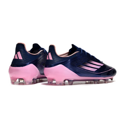 Chuteira Campo FG Adidas F50 Elite Azul e Rosa