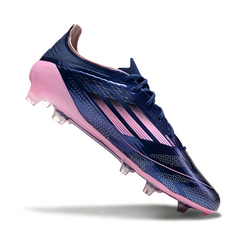 Chuteira Campo FG Adidas F50 Elite Azul e Rosa
