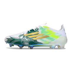 Chuteira Campo Adidas F50 Elite FG Branca e Verde