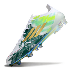 Chuteira Campo Adidas F50 Elite FG Branca e Verde