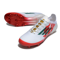 Chuteira Campo Adidas F50 Elite FG Branca e Vermelha