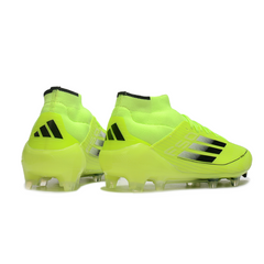 Chuteira Campo Adidas F50 Elite Cano Médio FG Verde e Preto
