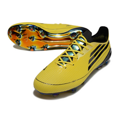 Chuteira Campo Adidas F50 Adizero FG Amarela e Preta