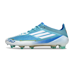 Adidas F50 Elite FG Light Blue Messi Field Soccer Cleats