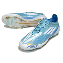 Adidas F50 Elite FG Light Blue Messi Field Soccer Cleats