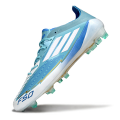 Adidas F50 Elite FG Light Blue Messi Field Soccer Cleats
