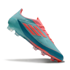 Adidas F50 Elite FG Field Soccer Cleats Light Blue and Salmon Pink