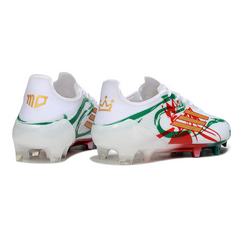 Chuteira Campo Adidas F50 Elite FG Branca,Vermelha e Verde