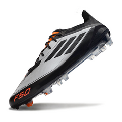 Chuteira Campo Adidas F50 Elite FG Messi Cinza e Preto