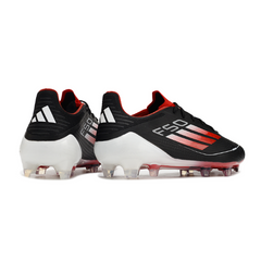 Chuteira Campo FG Adidas F50 Elite Preta, Branca e Vermelha