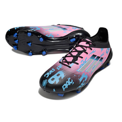 Chuteira Campo Adidas F50 Elite FG Preta e Rosa Claro