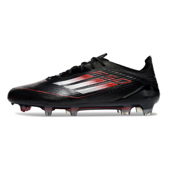 Adidas F50 Elite FG Black, White and Red Field Football Boots