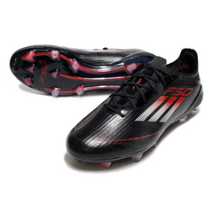 Adidas F50 Elite FG Black, White and Red Field Football Boots