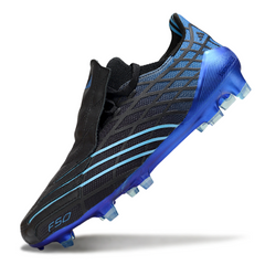 Chuteira Campo Adidas F50 Spider 2006 Preta e Azul