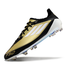 Chuteira Campo Adidas F50 Elite FG Messi Triunfo Dourado Pack