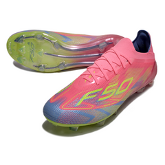 Chuteira Campo Adidas F50 Primeknit Elite FG Mystic Victory Pack