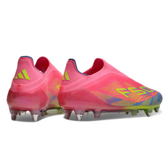 Chuteira Campo Adidas F50 Elite Sem Cadarço SG Trava Mista Mystic Victory Pack
