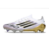 Adidas F50 Primeknit Elite FG White and Gold Field Football Boots