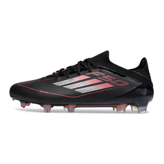 Adidas F50 Primeknit Elite FG Black, White and Red Field Football Boots
