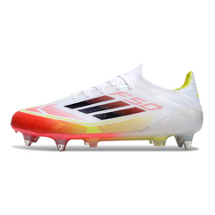 Chuteira Campo Adidas F50 Primeknit Elite SG Trava Mista Pure Victory Pack