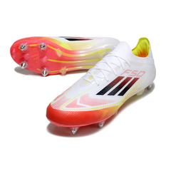 Chuteira Campo Molhado SG Adidas F50 Primeknit Elite Pack Pure Victory