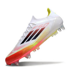 Chuteira Campo Molhado SG Adidas F50 Primeknit Elite Pack Pure Victory