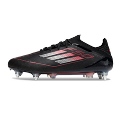 Botas de fútbol Adidas F50 Primeknit Elite SG mixtas en negro, blanco y rojo